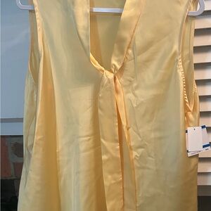 Kasper Light Yellow Blouse